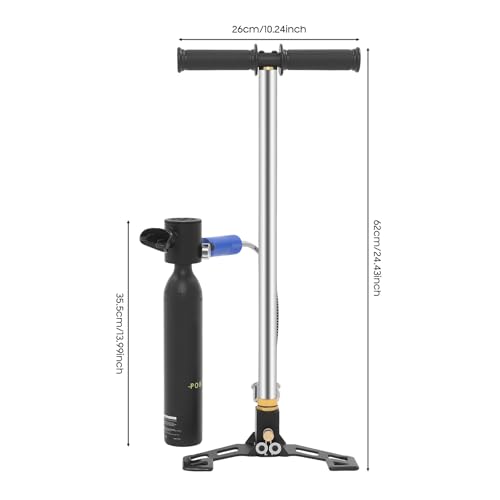 Mini Air Scuba Tank Diving Kit, Air Pump Set Oxygen Tank Pump Diving Equipment 0.53qt Manual Underwater Breathing Portable Scuba Diving Tank Kit for Underwater Exploration Ship Cleaning