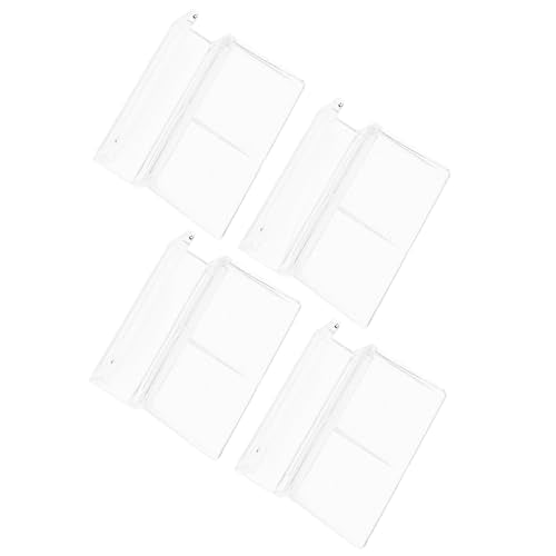 4pcs Sturdy Acrylic Fish Tank Lid Support Holders for Easy Installation Suitable for Aquariums and Turtle Tanks Great Fish Accessory for Heat Preservation