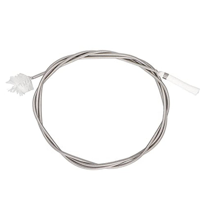 Aquarium Filter Brush, Double Ended Flexible Pipe Cleaning Spring Brush for Fish Tank Water Lines, Stainless Steel Tube Cleaner for Filters Pumps and Hoses (Small)