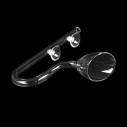 FZONE 13mm Aquarium Glass Lily Pipe Kits with Lily Inflow Lily Outflow and Brush for 3/4" ID (12/16mm) Tubing