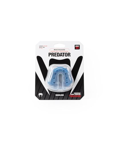 Venum Predator Mouthguard - Strap/Strapless - color: Black/Blue