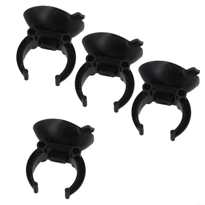 4/8 Pcs Aquarium Heater Suction Cups Clips 35mm Replacement Fish Tank Thermostat Holders Heaters for Bars Black Resin Clamps Fit 2.5cm Tubes(8pcs) - size: 8pcs