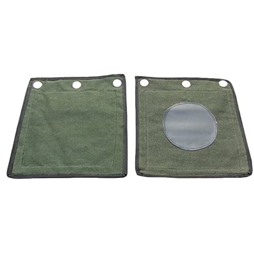 Wing Chun Wall Bag Canvas Leather Punch Bag for Kung Fu Boxing Training | Reinforced Stitching for Long-Lasting Durability - color: Green