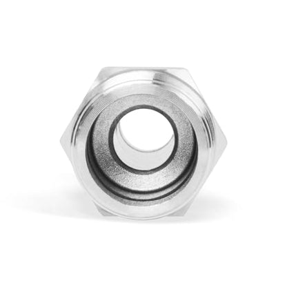 ChillWaves 304 Stainless Steel Air Hose Fittings, Hose Barb Fittings 3/8" Barb x 3/8" NPT Male Thread Adapter with Hose Clamp(3-PACK)