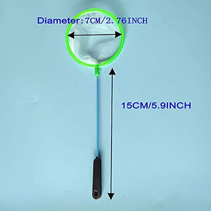 10pcs Mini Baby Brine Shrimp Net Special Fine Artemia Sieve for Brine Shrimp Hatchery Random Color