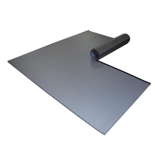 Dollamur 12'x12'x1-7/8" Home Mat, Tatami, FLEXI-Connect® - color: Charcoal Gray