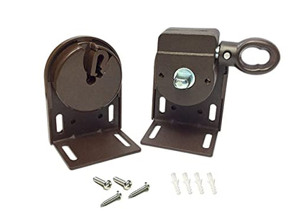 Replacement Mounting Brackets Kit for Coolaroo Exterior Cordless Roller Shades Outdoor Blinds(Brown)