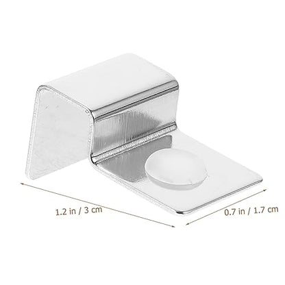 Kisangel Quick-Install Aquarium Lid Support Stainless Steel Clips for Glass Tank Cover 10mm