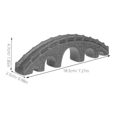 STOBAZA Mini Arch Bridge Model for Aquariums and Terrariums Unique Garden Decoration Accessories for Landscape and Floral Arrangements
