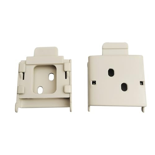 Shade Replacement Parts Mounting Bracket for Coolaroo Exterior Roller Shade,Outdoor Blind with Cover(Beige,2 Pcs) - color: Beige