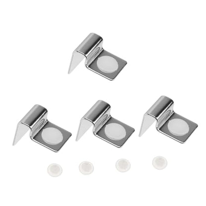 BESPORTBLE 12pcs Aquarium Lid Brackets Fish Tank Cover Clips for Secure Glass Support Easy Installation Suitable for Rimless Aquariums