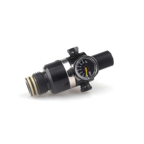 1pc Gas Cylinder Refill Rotatable Pressure Regulator Air Tank Soft Connector Adapter Valve for CO2 Diving Aquarium Accesories(Output 450psi M18) - size: Output 450psi M18