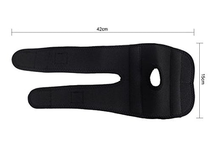 1 PC Adjustable Compression Recovery Elbow Brace Support Anti-Slip Fitness Sports Protection Gear Elbow Pad Guard for Sprain, Pain Relief, Tendonitis, Tennis&Golf Elbow Treatment - color: Black