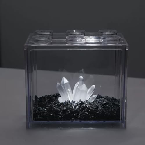 Small Fish Tank Decor Artificial Crystals Aquarium Betta Fish Tank Decorations Mini Crystal Ornaments Resin Accessories