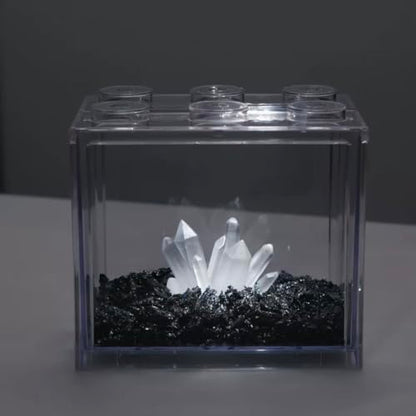 Small Fish Tank Decor Artificial Crystals Aquarium Betta Fish Tank Decorations Mini Crystal Ornaments Resin Accessories