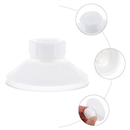 Toddmomy 10pcs White Screw Suction Cup Practical Aquarium Sucker Easy Install Disassemble