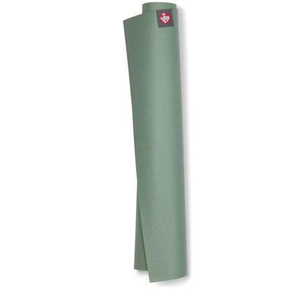Manduka eKO SuperLite Yoga Mat - 1.5mm Natural Rubber | Foldable & Travel Friendly | Soft Textured Surface | Eco-friendly - color: Leaf Green