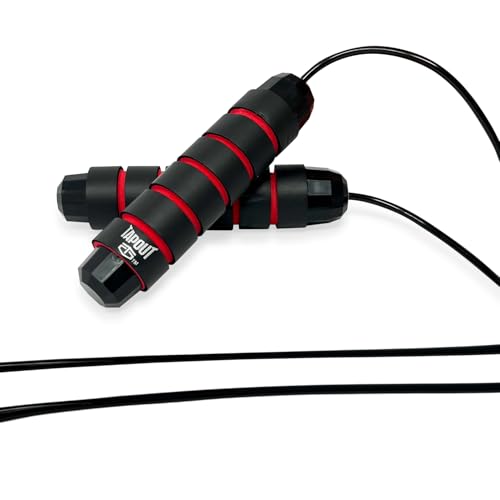 Tapout Weighted Jump Rope - Adjustable Length for Full-Body Workout
