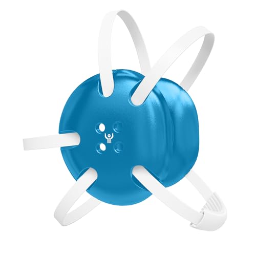 Classic Wrestling Headgear, White Straps - style: Powder Blue w/ White Straps