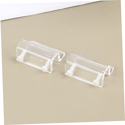 4pcs Acrylic Fish Tank Cover Holder Bracket for Open Aquariums Support Tool for Turtle Tanks and Pet Containers Stable and Design