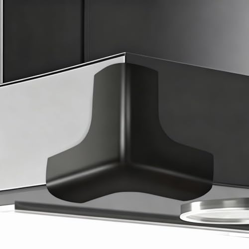 Thickened Corner Guards, Black Silicone Safety Edge Protectors for Tables, Furniture Corners, Kitchen Cabinets, Anti-Collision Baby Proofing Cushions (Black, 8-Pack) (Medium) - size: Medium