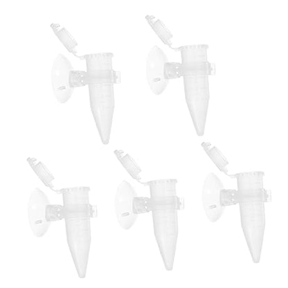 POPETPOP 5pcs Mini Shrimp Hatchery Feeder Cup Design for Observation Aquarium Shrimp Feeding for Freshwater and Tanks