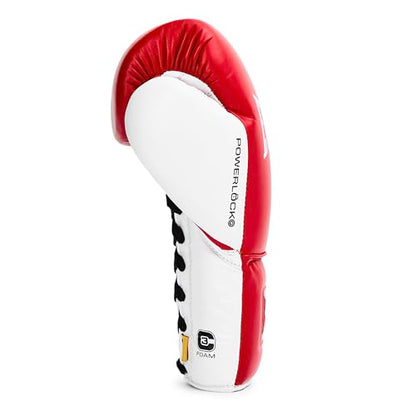 Everlast Powerlock OG Pro Boxing Gloves - color: Red/White, size: 10oz X-Large