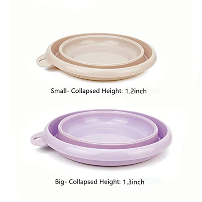2Pack Collapsible Wash Basin Collapsible Dish Tub Portable Sink,Space Saving for Dishing, Fruit, and Camping, Hiking and Home