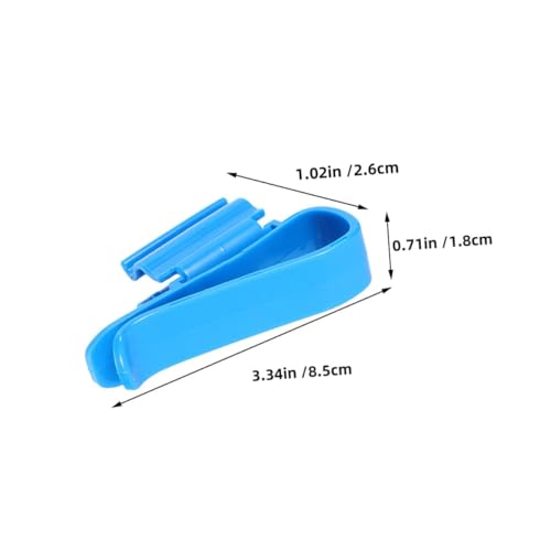 8pcs Fish Tank Water Hose Clips Water Pipe Fixing Clamp Plastic Hose Clamp for Aquarium Easy Installation - color: Blue