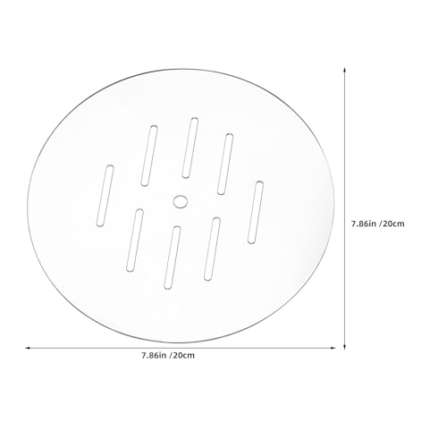 2pcs Fish Tank Top Cover - Round Aquarium Lid Cover for Betta Tanks - 7.87 Inch Anti-Jump Aquarium Top Lid - Good Ventilation and Prevent Fish from Jumping Out