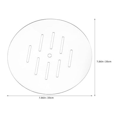2pcs Fish Tank Top Cover - Round Aquarium Lid Cover for Betta Tanks - 7.87 Inch Anti-Jump Aquarium Top Lid - Good Ventilation and Prevent Fish from Jumping Out