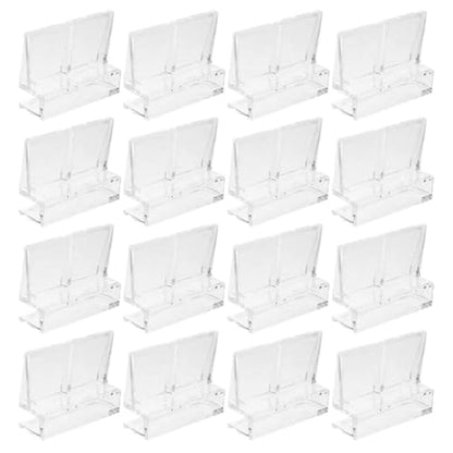 Aquarium lid Clips 16pcs Aquarium Lid Clips 6mm Acrylic Fish Tank Cover Support Bracket Rimless Glass Top Handle Clamps Tanks Accessories
