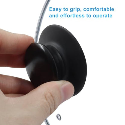 4 Pcs Universal Pot Lid Knobs，Bakelite Pot Lid Handle Replacement for Pans Saucepan Casserole Glass Cover Handles