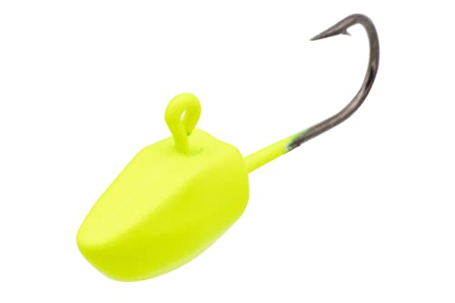 Eurotackle ESR Nano Tungsten Ice Fishing Jig Enhanced Sonar Return 2 Pack - color: Chartreuse, size: 5mm - 1/16oz
