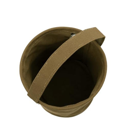 Rothco Canvas Water Bucket - Durable and Portable Container for Carrying Water, Tools, and Supplies