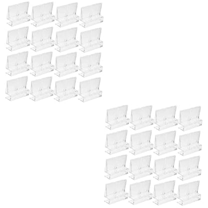 Generic 32pcs Aquarium Cover Clip Holders Fish Tank Lid Bracket Easy to Install Acrylic Support for Aquariums and Fish Tanks
