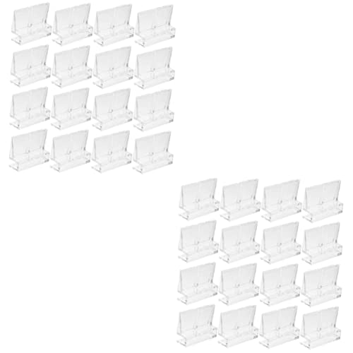 Generic 32pcs Aquarium Cover Clip Holders Fish Tank Lid Bracket Easy to Install Acrylic Support for Aquariums and Fish Tanks