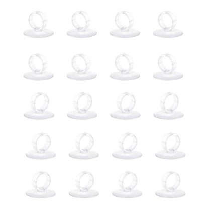 20PCS Air Plant Wall Mounts Secure Suction Base for Home Decoration Living Areas Home Greeneries and Aquarium Equipment Stand Holder Wall Mount Holder
