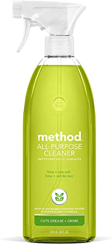 Method 01239 All Surface Cleaner, Lime & Sea Salt, 28 oz Bottle, 8/Carton - size: 28 Ounce (Pack of 8)