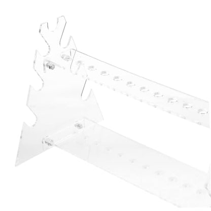 Zerodeko 12holes Test Tube Holder Trapezoid Rack for Laboratory Dual-Sided Organizer for Efficient Storage and Easy Access to Test Tubes