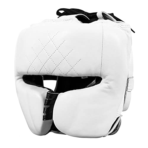 Title Boxing Ko-Vert Headgear - Boxing, MMA, Muay Thai - Unisex-Adults - color: White