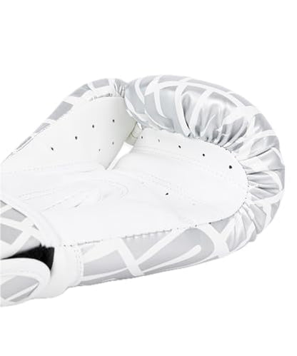 Venum Contender 1.5 Boxing Gloves - color: White/Silver, size: 14-Ounce