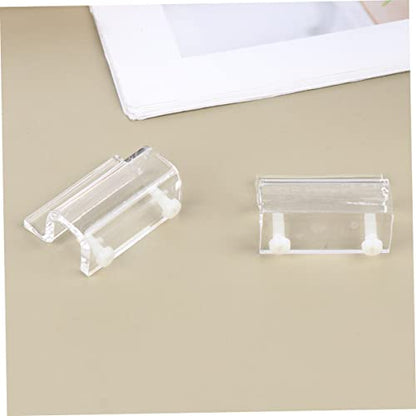 BESPORTBLE 8pcs Acrylic Fish Tank Support Bracket for Open Aquariums Holder for Pet Tanks Suitable for Thickness Heat Preservation