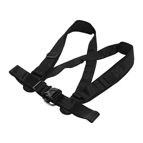 Sled Pulling Strap with Padded Shoulder Harness, Heavy Duty Nylon Resistance Training Equipment for Tire Drag, Strength and Speed Workouts for Football Runners