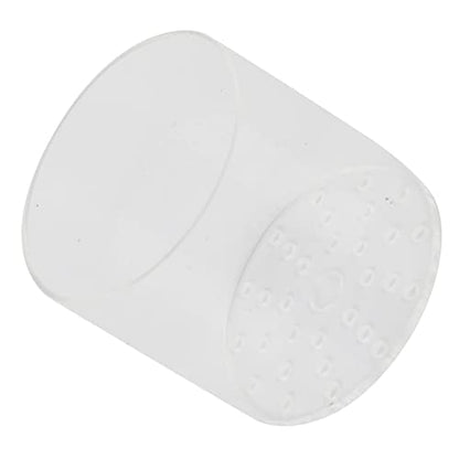 Acrylic Transparent Feeder Cover, Aquarium Feeding to Prevent Fish and Shrimp from Stealing Food, with Center Hole for Feeding Tube, for Reproduction and Safe Feeding in Fish (80mm) - size: 80mm