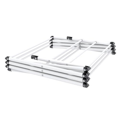 Honey-Can-Do 3-Tier Compact Clothes Drying Rack, 16 ft, No Assembly, White - color: White, size: 21" W