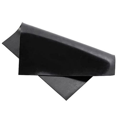 ANWUYANG Industrial Rubber Sheet Plate, 1mm 2mm 3mm 4mm 5mm 500x500mm Oil-Resistant and Wear-Resistant Black Rubber Mat, Insulating (Thickness : 1mm) - size: 1mm