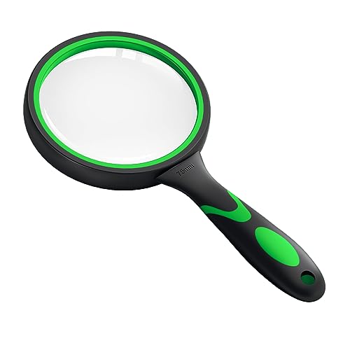 Magnifying Glass, 10X, Green, Reading, Hobbies, Science Books, Observation - color: Green