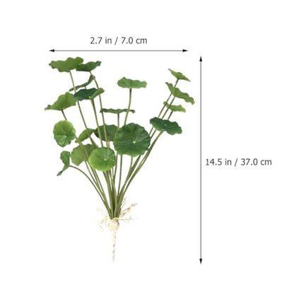VILLCASE Artificial Lotus Leaves Faux Water Lily Pads Simulation Plastic Greenery 2pcs Home Party Decoration Indoor Scenic Display