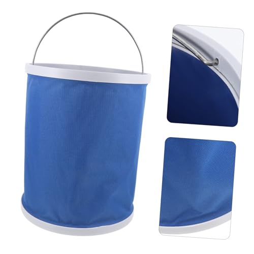 Alipis Collapsible Bucket Oxford Cloth Camping Fishing Car Wash Portable Folding Pail